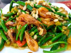 青瓜花炒虾仔-大王岭农庄