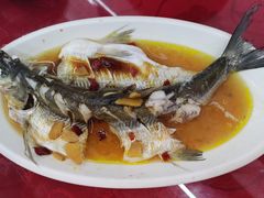 清蒸白丝鱼-长廊好灶头 本地人农家菜(枫泾古镇店)