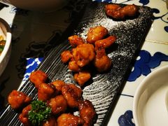 雪花糖醋里脊-绿茶餐厅(王府井永宁门店)