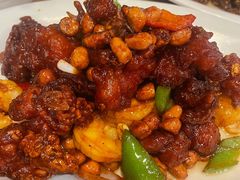 椒香虾仁爆鸡球-陈傻子餐厅(世纪都会店)