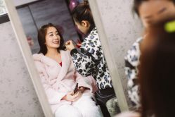 点击看大图 -荷玛高端新娘跟妆团队·彩妆培训