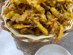 干炸鲜蘑-屋里家延边朝鲜族冷面(南园店)
