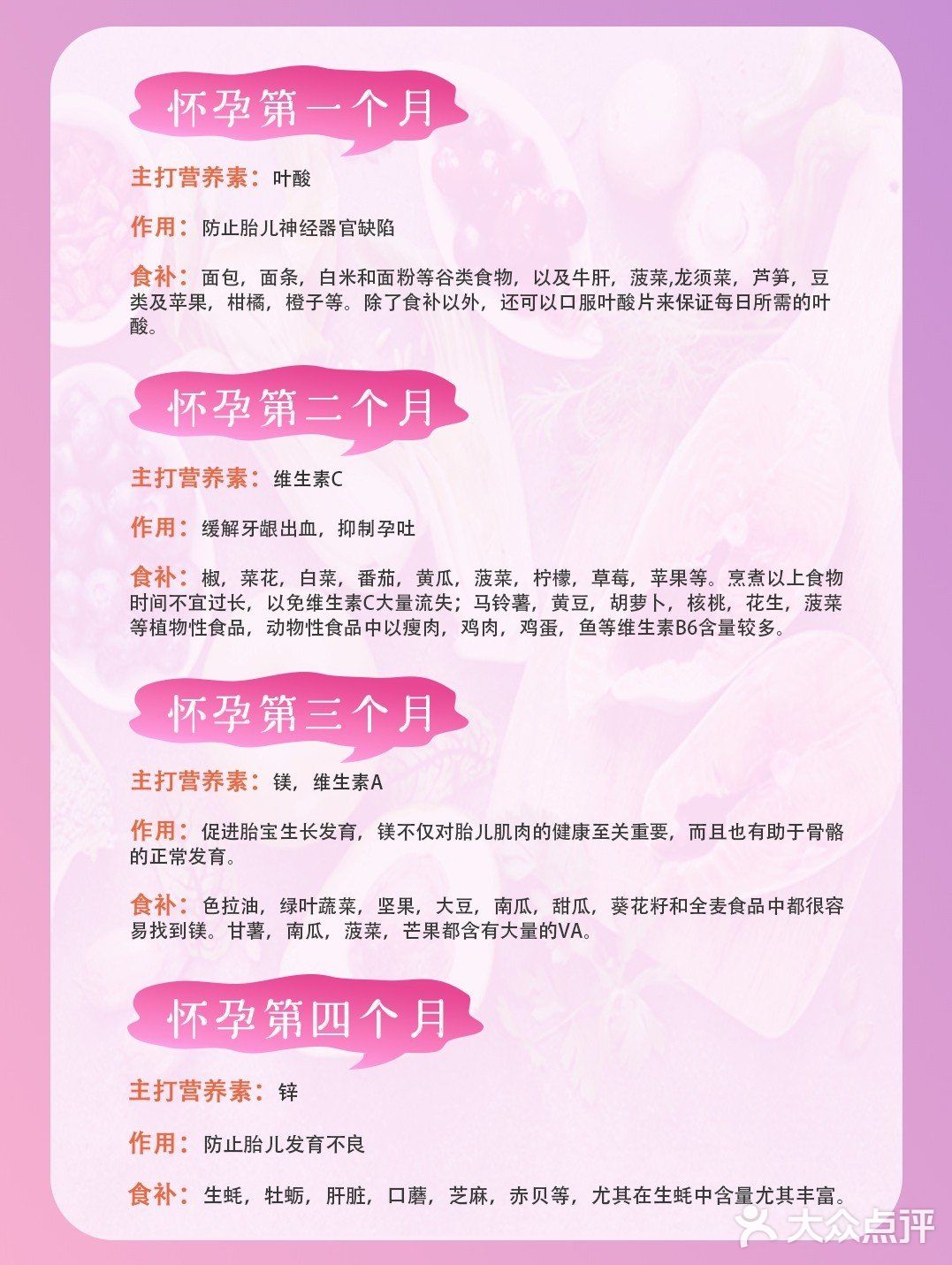 孕期🈺营养素怎么补❓规律补✅干货分享