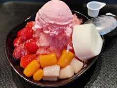 酸甜草莓雪花冰-鲜芋仙(中华广场店)