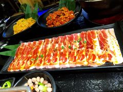 调味猪五花-九田家黑牛烤肉料理(珠江摩尔店)