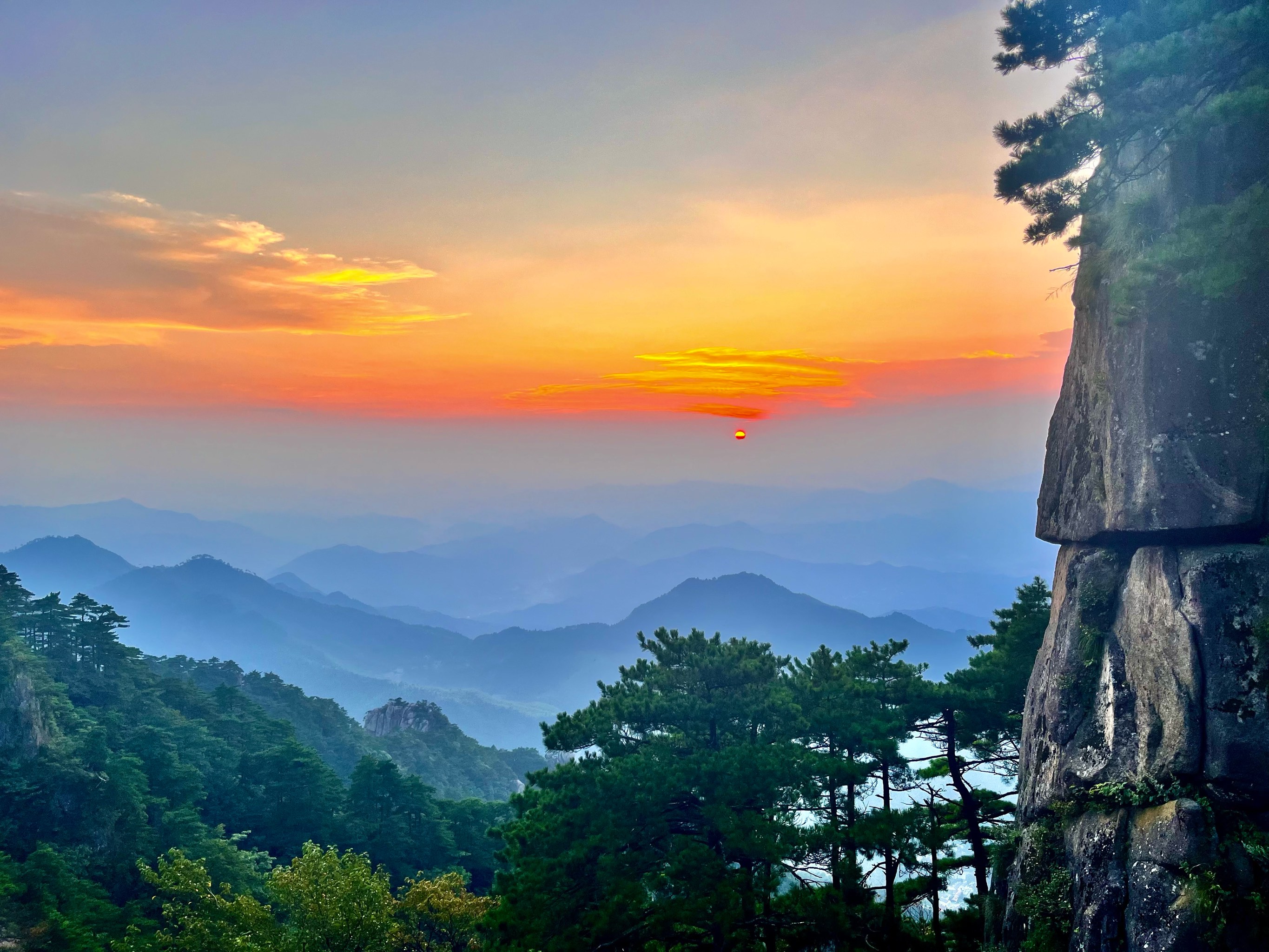 九华山芙蓉峰图片