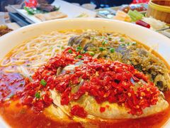 双椒蒸鲈鱼-大碗居·烤鸭·鱼头泡饼(天坛东门店)