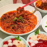 🦚满满的蒂芙尼蓝的孔雀川菜也太浪漫了