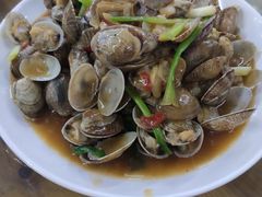 姜葱炒花甲-明记海鲜大排档(巽寮湾店)