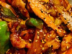 鱿鱼炒五花肉-富乐满韩国正宗炸鸡韩国料理(虹泉路店)