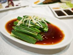 白灼秋葵-京味民福烤鸭店(建设四马路店)
