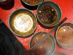 自己吃的调料哈哈-谭鸭血老火锅(漳州路店)