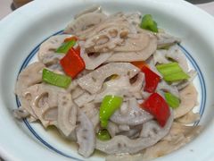 素炒藕片-欧记大排档·景德菜(上海首店)