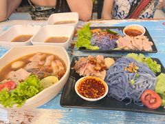 -蝶豆花蓝面条