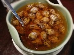 古越陈酿煮花螺-杭州西子湖四季酒店·金沙厅