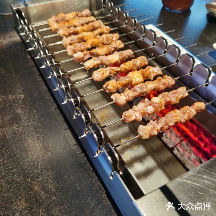 人气特色网红羊肉串和朋友一起去了很久以前朝阳路店[胜利]