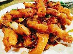 炸鱿鱼条-天伦海鲜·老味道·青岛菜(栈桥天主教堂店)