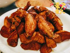 嘎巴锅鸡翅地瓜-恒盛居回族饭店