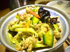 干锅有机菜花-吕氏疙瘩汤·海鲜新鲁菜(凯德mall新都心店)