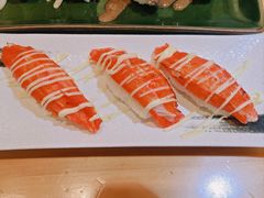 火炙北海蟹棒握-宝寿司(红瓦寺店)