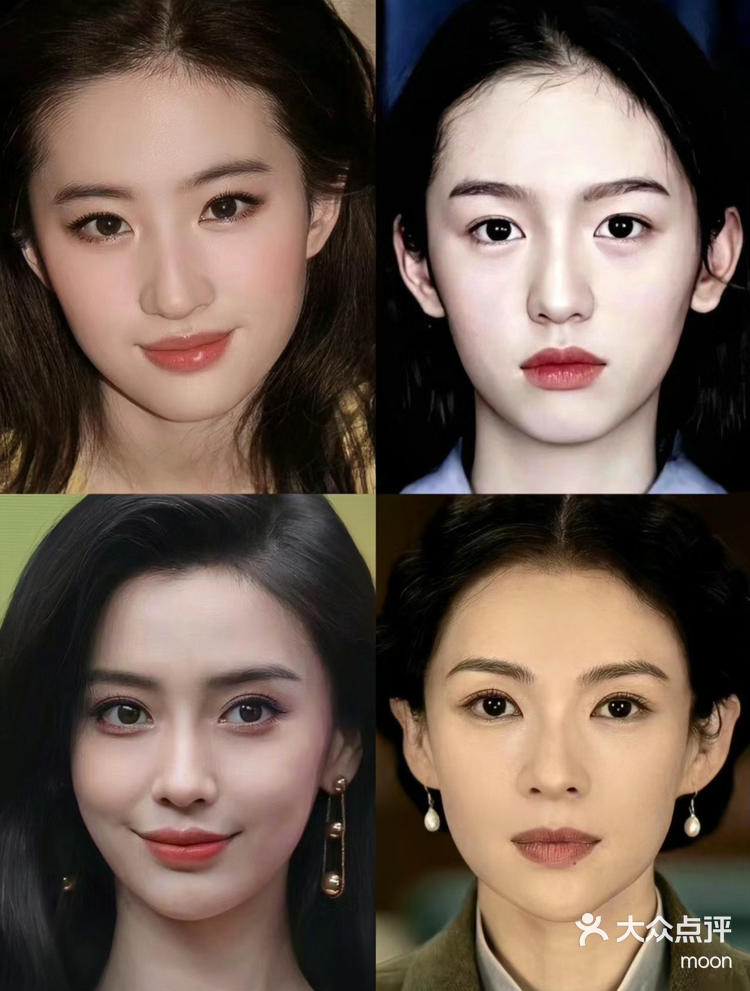 只要颞部>面部最宽处>下颌角头包脸,高颅顶都包含在内这类脸型就不会