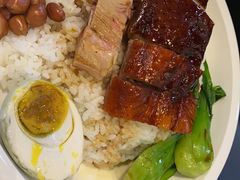 烤鸭叉烧双拼饭-德宏记·茶餐厅(新辰里学清路店)