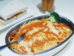 芝士肉酱焗意粉-龙记·香港茶餐厅(海上世界店)