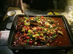 -探鱼·鲜青椒爽麻烤鱼(中天广场店)