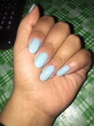 纯色-东方丽人美甲