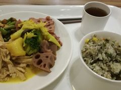 橄榄菜炒饭-感恩心素食馆(百世广场店)