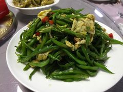 扁豆丝炒鸡蛋-青英餐厅