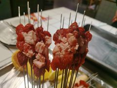 牛肉小串-喜悦小串丹东小黄牛海鲜烧烤大排档(民主广场店)