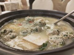 砂锅荠菜肉丸-清华大学-甲所餐厅