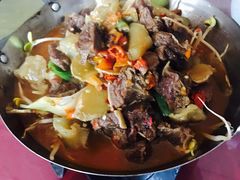 干锅牛腩-柘林湖生态鱼馆