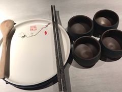 餐具摆设-绿茶餐厅(石家庄万象城店)