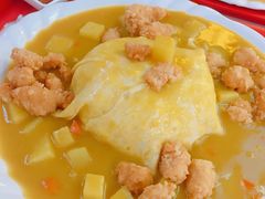 奶香咖喱鸡块蛋包饭-烟台大学-第7餐厅