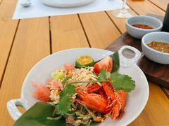 青木瓜沙拉-三亚艾迪逊酒店·海滩烧烤 BARBACOA·现场乐队·浪漫晚餐·烧烤海鲜