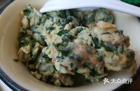 Egg Stir-fried with Shepherd's Purse