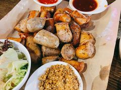 香煎德式香肠拼盘-疯克大象美式烤肉餐厅