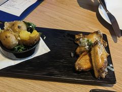 香烤鸡翅配烤薯仔-玛尚诺Pizza&Bar(长泰广场店)