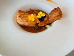 主菜&nbsp;辣烤挪威三文鱼-天玑高空江景餐厅&酒吧Sky Secret Restaurant&Bar
