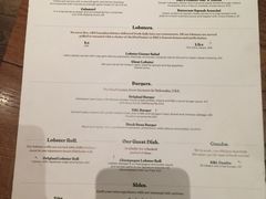 菜单-Burger & Lobster(Dean Street)