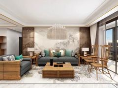 -荣麟槟榔·京瓷新中式现代中式实木套房·全屋定制家具(红星美凯龙香河店)