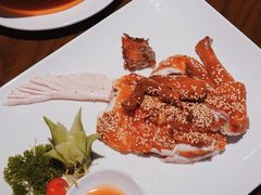 脆皮芝麻文昌鸡-元素中餐厅.海南菜.粤菜.椰子鸡.海鲜.包房.石梅湾威斯汀度假酒店