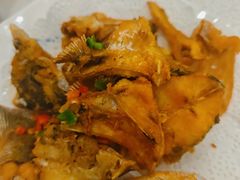 鱼生两吃之椒盐鱼骨-寻味顺德·南记酒家·传统顺德菜·鱼生(广源路店)