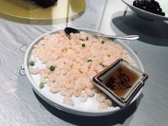甜豆炒手剥虾仁-鱼食饭稻·苏浙土菜17年老馆子(平江路店)