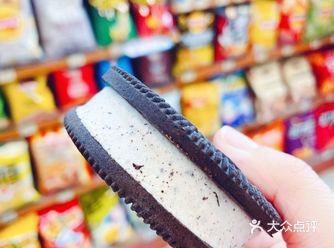 比饼干大上一整圈的奥利奥冰淇淋