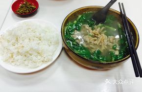 Chicken Intestine and Liver Rice Soup