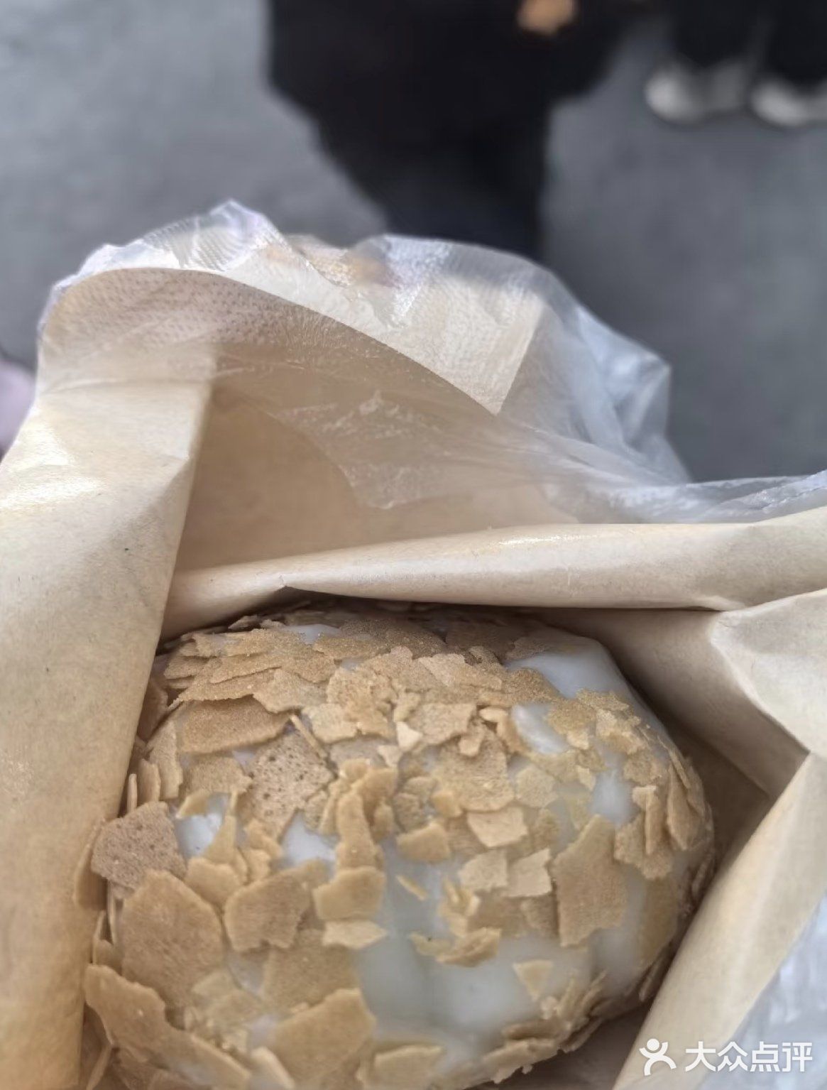 今天是风头超大的麻糍！