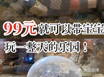 99元就可以带宝宝玩一整天的乐园！